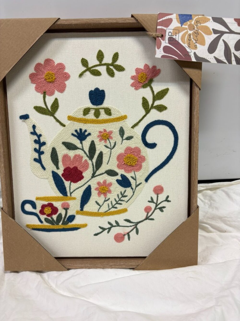 bp home wall art tea  pot NWT